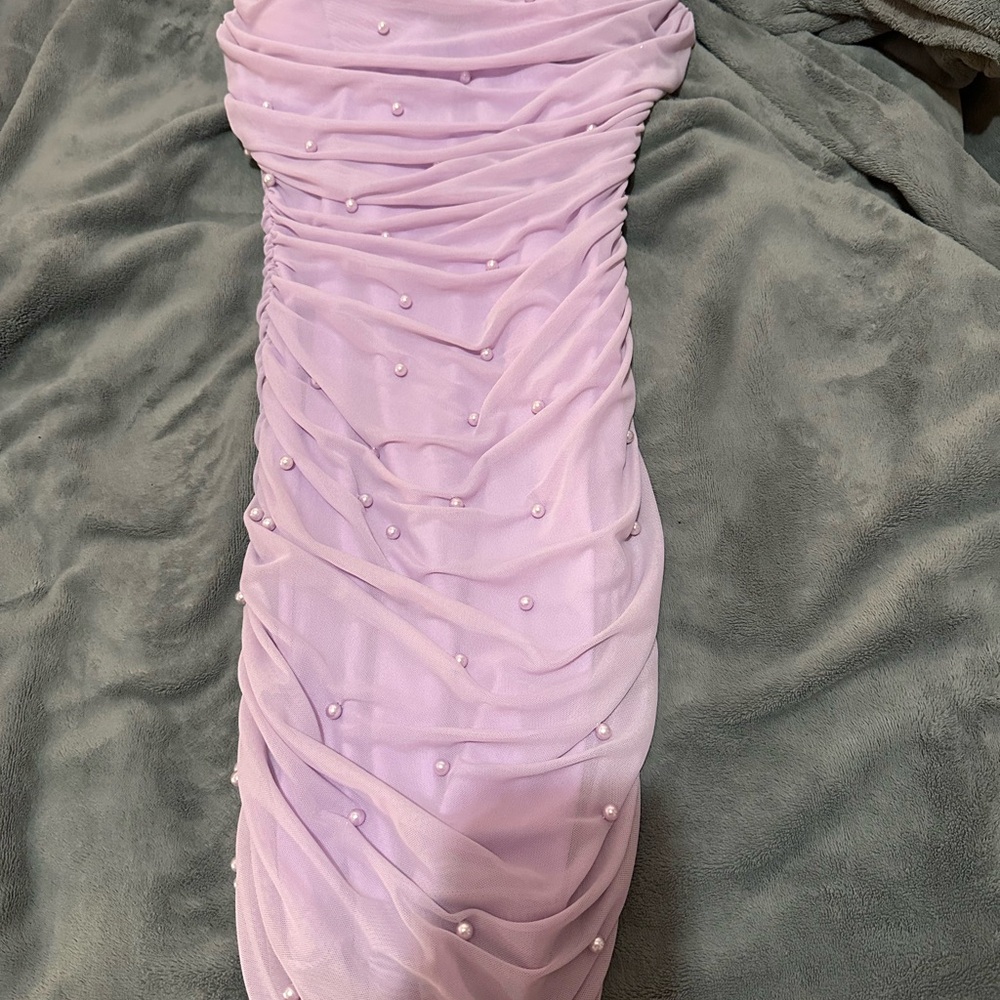 Windsor Lavender Mini Dress